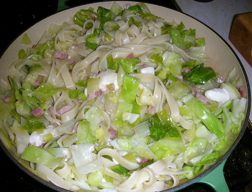 cabbage and mozzarella
