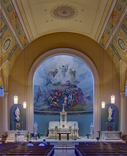 Saint John Apostle and Evangelist Church, in Saint Louis, Missouri, USA - interior
