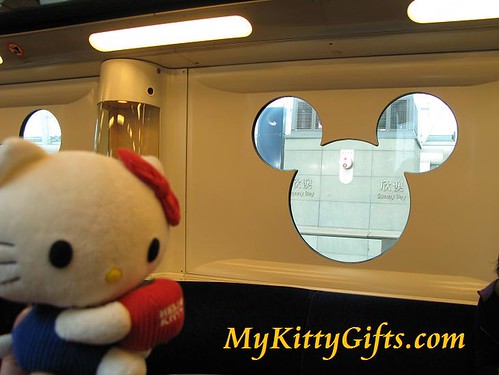 Hello Kitty on Disneyland Train, Hong Kong