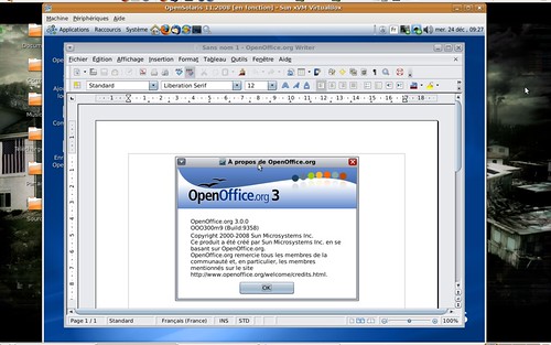 OpenOffice.org 3.0 sous OpenSolaris 11.2008