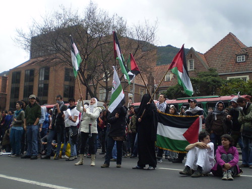 Marcha apoyo a Palestina / Gaza en Bogotá, Colombia - 20090106 - 1061805
