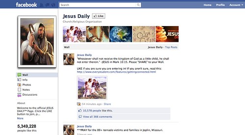 Jesus on FB