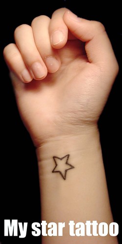 The popularity of the wrist star tattoos