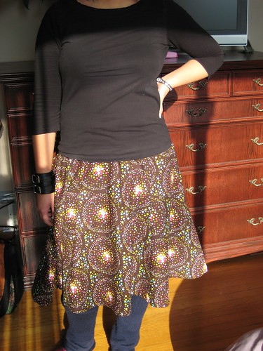 finished galaxy skirt
