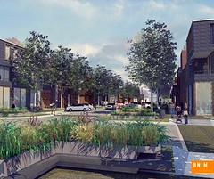 vision for a residential street in Greensburg (credit: BNIM Architects)