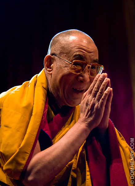 The Dalai Lama - photo by Dom Henry (c)