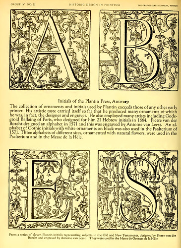 20a- Plantillas de iniciales diseñadas por Pierre van der Borcht en 1571