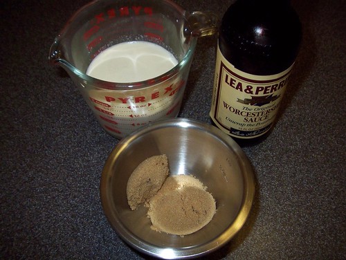 brown sugar cream and worcestershire for soup
