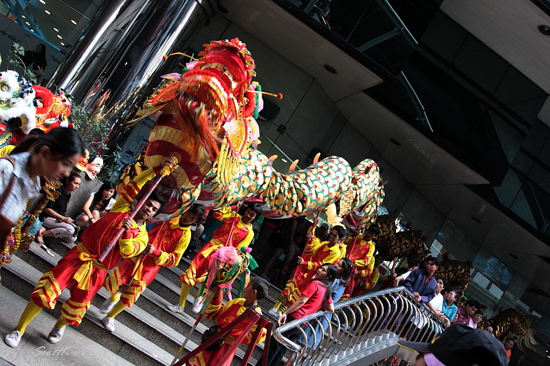 Dragon Dance @ Silom, Bangkok, Thailand