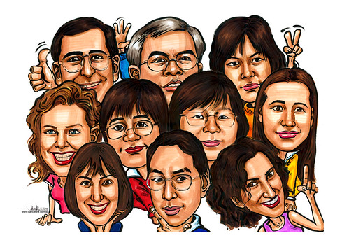 Caricatures group Seagate