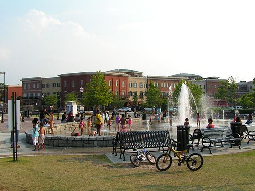 Suwanee Georgia's town center.