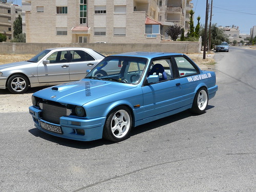 Bader Azzam Speed Test Madaba Cars BMW E30 Turbo 4 by gangs of arabia