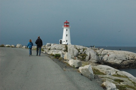 Emma, Mark, and the lighthouse