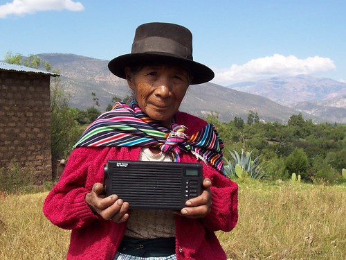 Peruvian Woman with Proclaimer