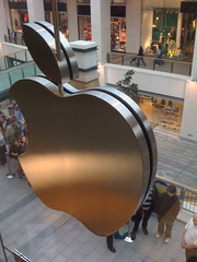 The back of the Apple logo.