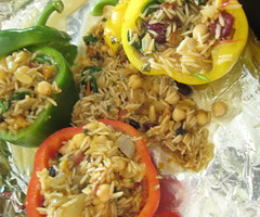 Stuffed Bell Peppers with Rice