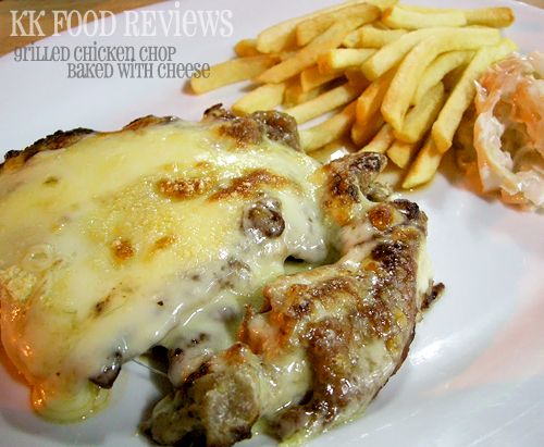 Grilled Chicken Chop with Cheese