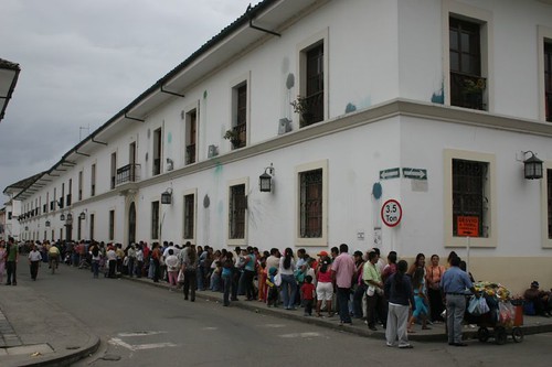 La Cuidad Blanca. Don't know what all these people were waiting for...