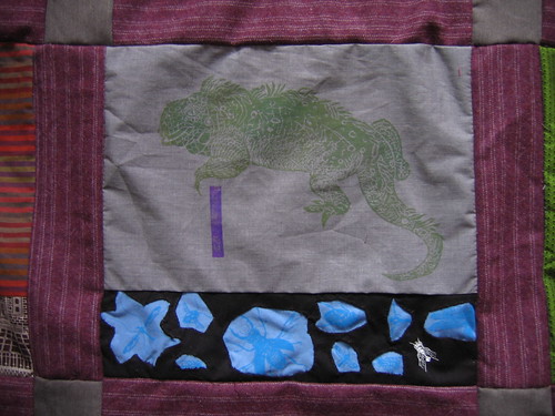 I is for iguana, and insect and indigo