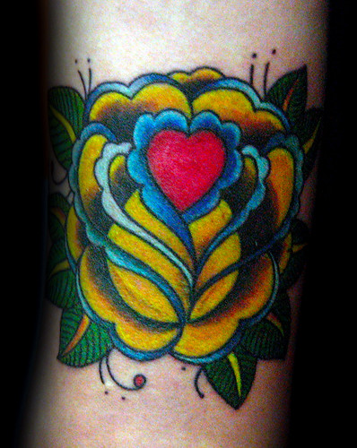Photos tagged with oldschool Tatuaje Cover Up tattoo Granada