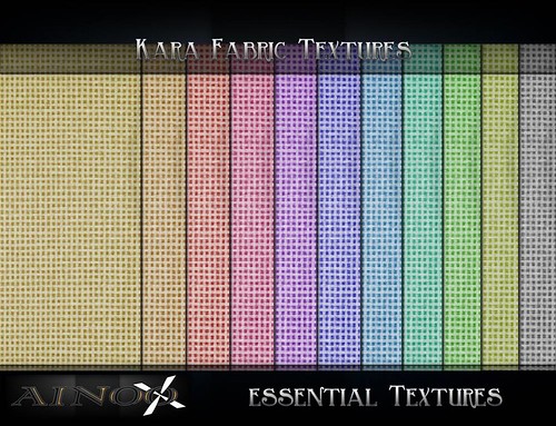 - Ainoo Essential Kit -   Kara Fabric  Textures by Ainoo By Alexx Pelia