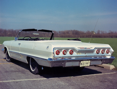 1963 Chevrolet Impala Rear James Korringa Tags white cars chevrolet