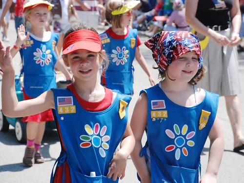 Glenview Fourth of July Parade: Girl Scouts
