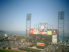 San Francisco Giants scoreboard