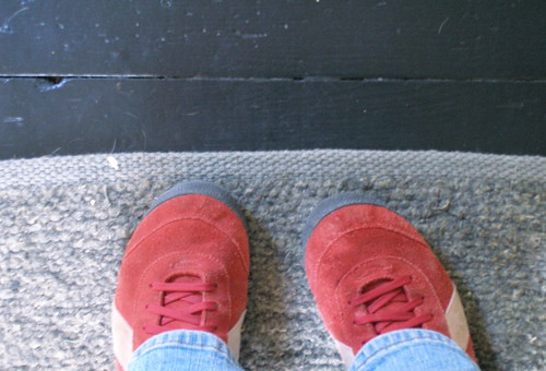 I wore my red shoes
