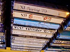 Macro of High School and College tape mixes