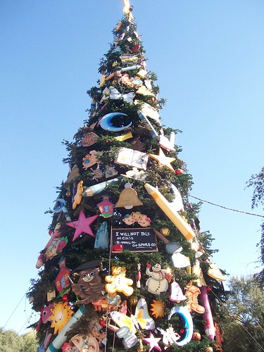 Alamo Plaza Christmas tree