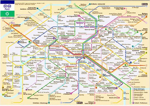 paris metro map in english. Paris Metro Map Postcard 2001