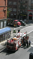 Fire truck with 2nd Avenue by Sean O'Sullivan, on Flickr