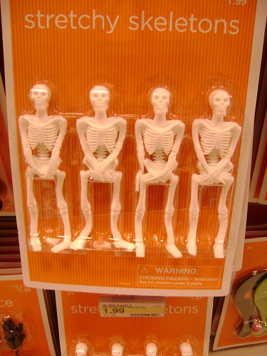 modest skeletons- trying to hide their bone?
