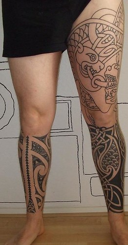 Both Legs Right leg Maori 