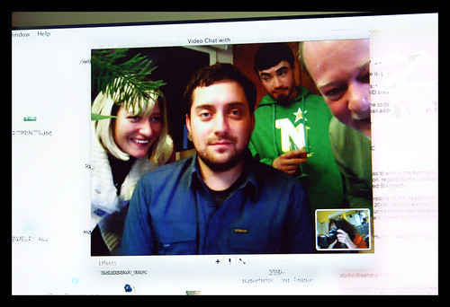 Xmas Party online..my family in Minnesota