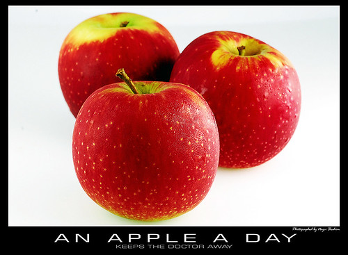 An apple a day ...