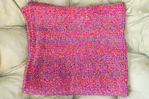 Knit Homespun Baby Blanket 5