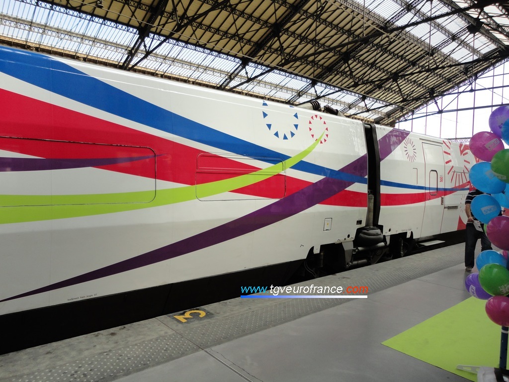 Pelliculage événementiel de la rame TGV Expérience