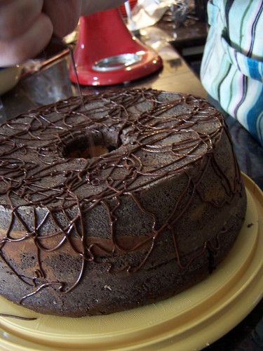 Cheese-Swirled Viennese Chocolate Cake