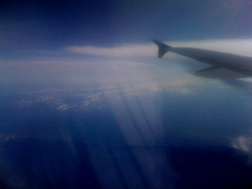 Window of the plane to Phoenix