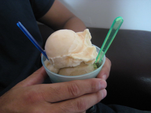 Passion Fruit & Coffee Ice Cream @ Scoops by you.