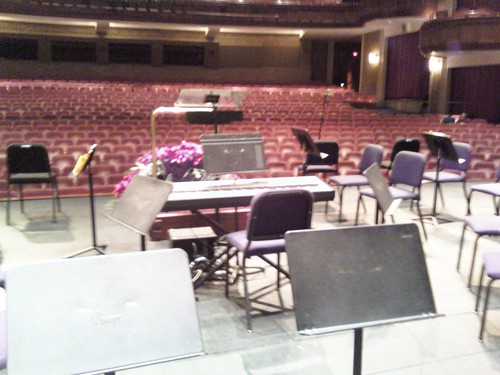 Peace Center Stage with my keyboard