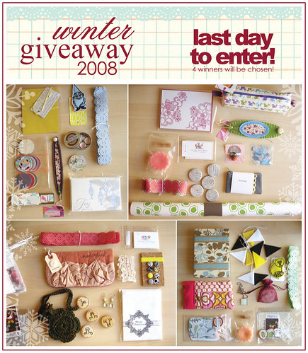 giveaway:: last day!