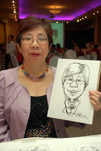 Caricature live sketching for Christ Methodist Church Christmas Celebration - 6