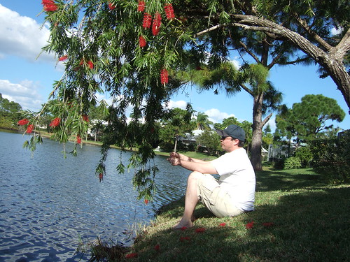 Jeff Fishing in Suntree Lake