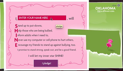 Enter your name to take the anti-bullying pledge