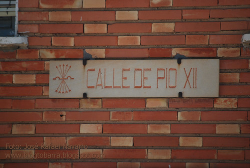 Placas - Calle de Pio XII