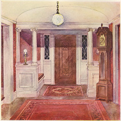 [Colonial Style Hallway]