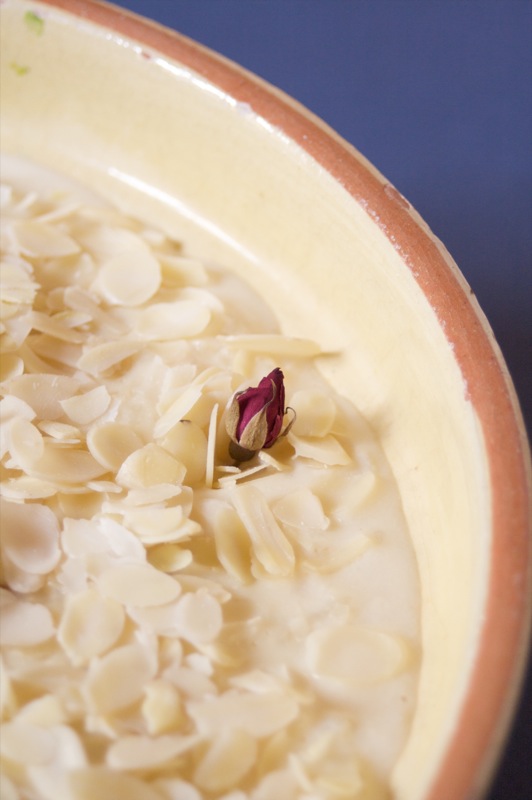 Kheer, Indian rice pudding, the rose bud